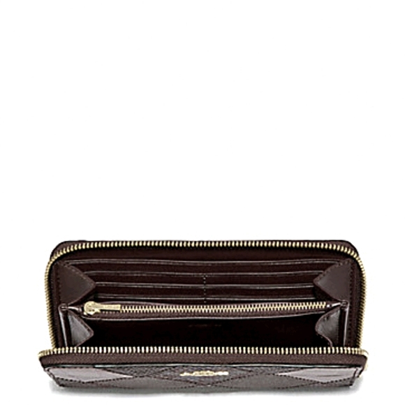 COACH Exotic Patchwork Accordion Zip Wallet NWT - Picture 2 of 11